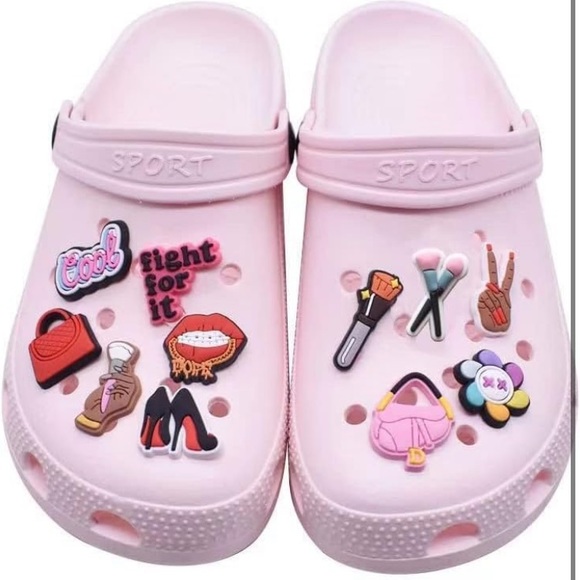 Black Girl Magic Melanin Shoe Charms Jibbitz Set For Crocs - Picture 4 of 4